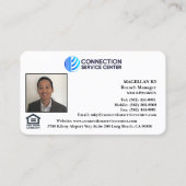 Visitekaartje leninggever (Voorkant)