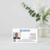 Visitekaartje leninggever (Staand voorkant)