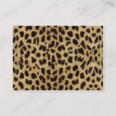 Visitekaartje leopard (Achterkant)