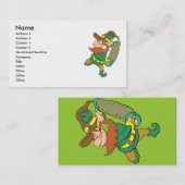 Visitekaartje Leprechaun (Voorkant / Achterkant)