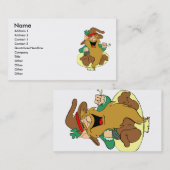 Visitekaartje Leprechaun (Voorkant / Achterkant)