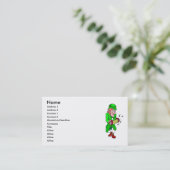 Visitekaartje Leprechaun (Staand voorkant)