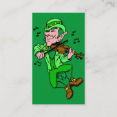 Visitekaartje Leprechaun (Achterkant)