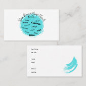 Visitekaartje leraar (Voorkant / Achterkant)