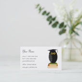 Visitekaartje leraar (Staand voorkant)