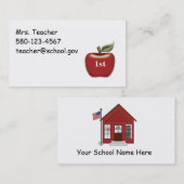 Visitekaartje leraar (Voorkant / Achterkant)