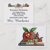 Visitekaartje leraar (Voorkant / Achterkant)