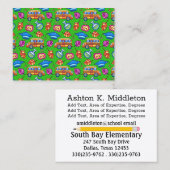 Visitekaartje leraar (Voorkant / Achterkant)