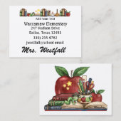 Visitekaartje leraar (Voorkant / Achterkant)