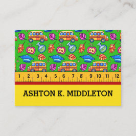 Visitekaartje leraar