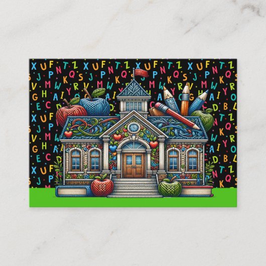 Visitekaartje leraar (Voorkant)