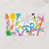 Visitekaartje leraar (Achterkant)