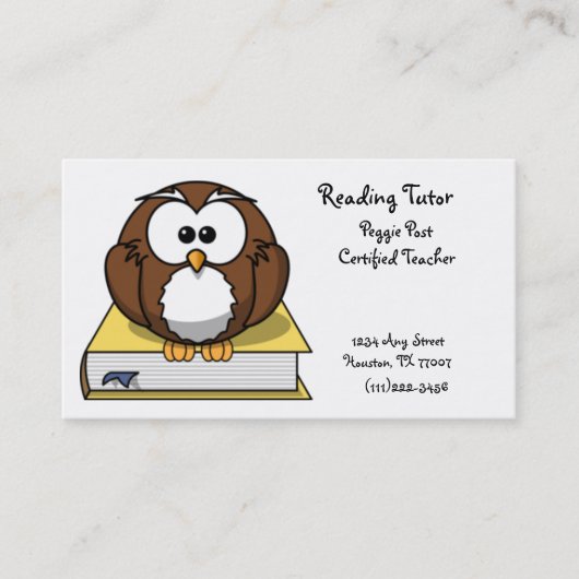 Visitekaartje lezen (Voorkant)