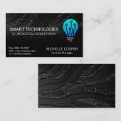 Visitekaartje Lichte lamp Tech Logo (Voorkant / Achterkant)