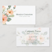 Visitekaartje Lichtroze fijne drijfveren (Voorkant / Achterkant)