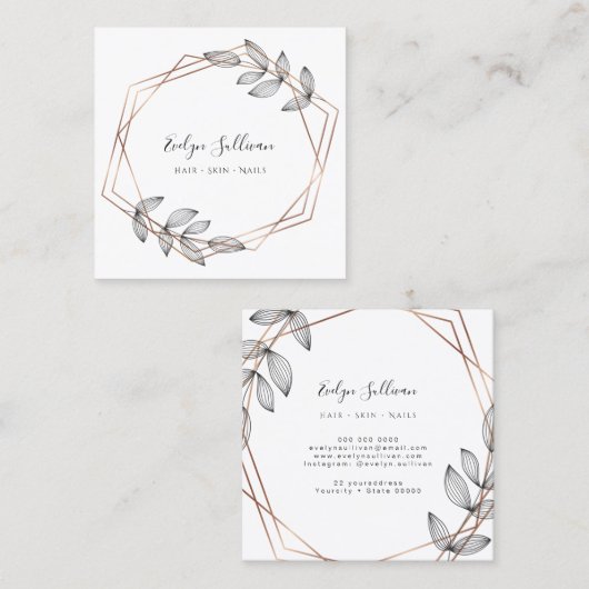 visitekaartje lijst (Voorkant / Achterkant)