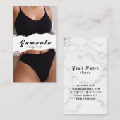 Visitekaartje lingeriebedrijf (Voorkant / Achterkant)