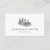 Visitekaartje Logcabine (Voorkant)