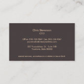 Visitekaartje Logo bomen (Achterkant)