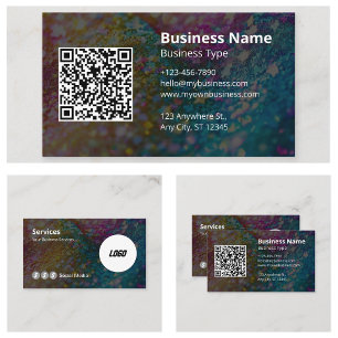 Visitekaartje Logo Scanbare QR Code