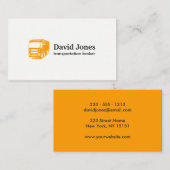 Visitekaartje Logo vervoer en logistiek (Voorkant / Achterkant)