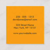 Visitekaartje Logo vervoer en logistiek (Achterkant)