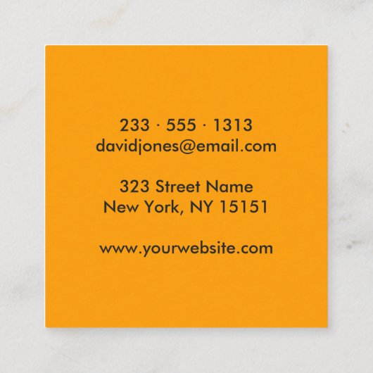 Visitekaartje Logo vervoer en logistiek (Achterkant)