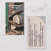 Visitekaartje Logsplitter (Voorkant / Achterkant)