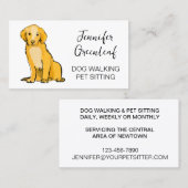 Visitekaartje lopen van honden (Voorkant / Achterkant)