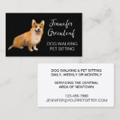 Visitekaartje lopen van honden (Voorkant / Achterkant)