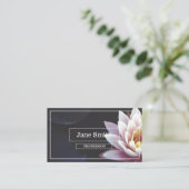 VISITEKAARTJE LOTUS FLOWER (Staand voorkant)