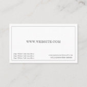 VISITEKAARTJE LOTUS FLOWER (Achterkant)