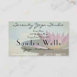 Visitekaartje Lotus Flower