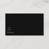 Visitekaartje Lotus Flower (Achterkant)