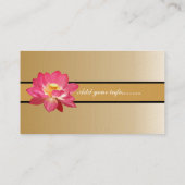 Visitekaartje Lotus Flower (Achterkant)