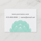 Visitekaartje Lotus Flower (Achterkant)