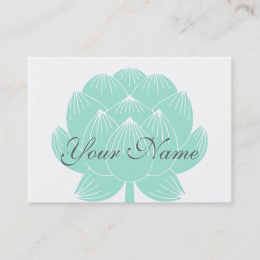 Visitekaartje Lotus Flower (Voorkant)