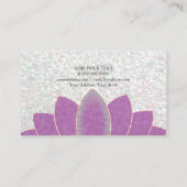 visitekaartje - Lotus Iridescent (Achterkant)