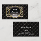 Visitekaartje Luxury Grid Pattern Beauty Salons (Voorkant / Achterkant)