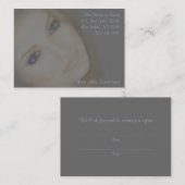 Visitekaartje Lyssa Afsprakenkaartje (Voorkant / Achterkant)