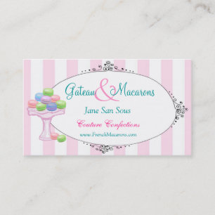 Visitekaartje Macarons