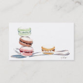 Visitekaartje Macarons (Achterkant)