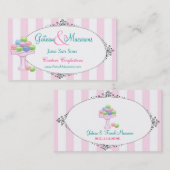 Visitekaartje Macarons (Voorkant / Achterkant)