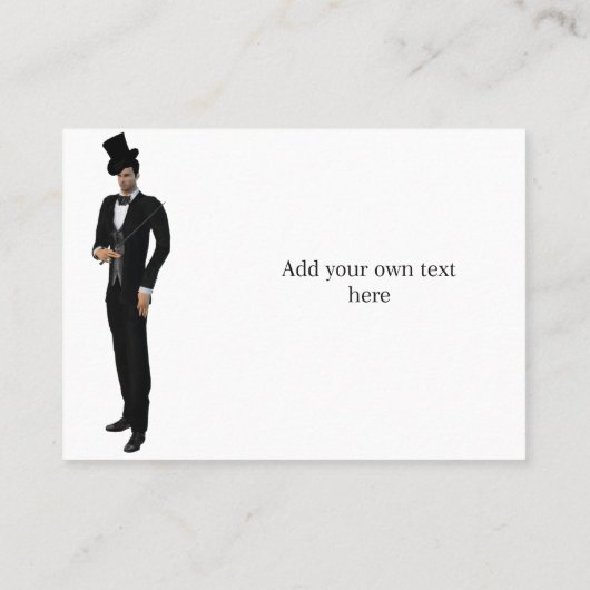 Visitekaartje Magicians (Achterkant)