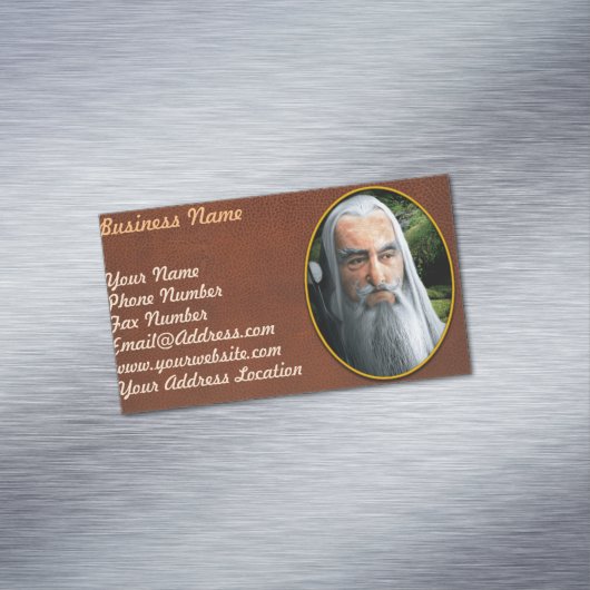 visitekaartje - magneet - horiz temp (Voorbeeld)