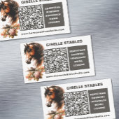 Visitekaartje magneet met QR-code