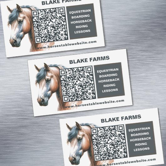 Visitekaartje magneet met QR-code