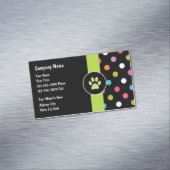 Visitekaartje magneet voor huisdieren (Voorbeeld)