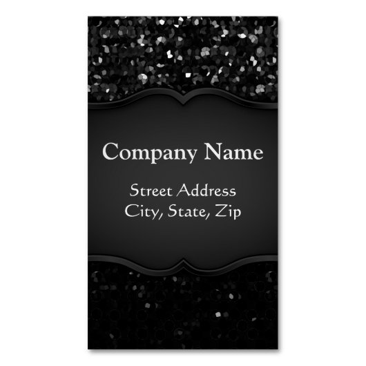 visitekaartje Magnet Crystal Bling Strass Magneet (Voorkant Verticaal)