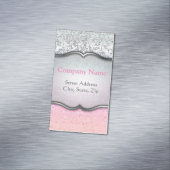 visitekaartje Magnet Glitter Star Dust Magneet (Voorbeeld)